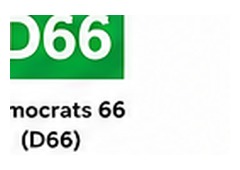 Democrats 66 (D66) logo